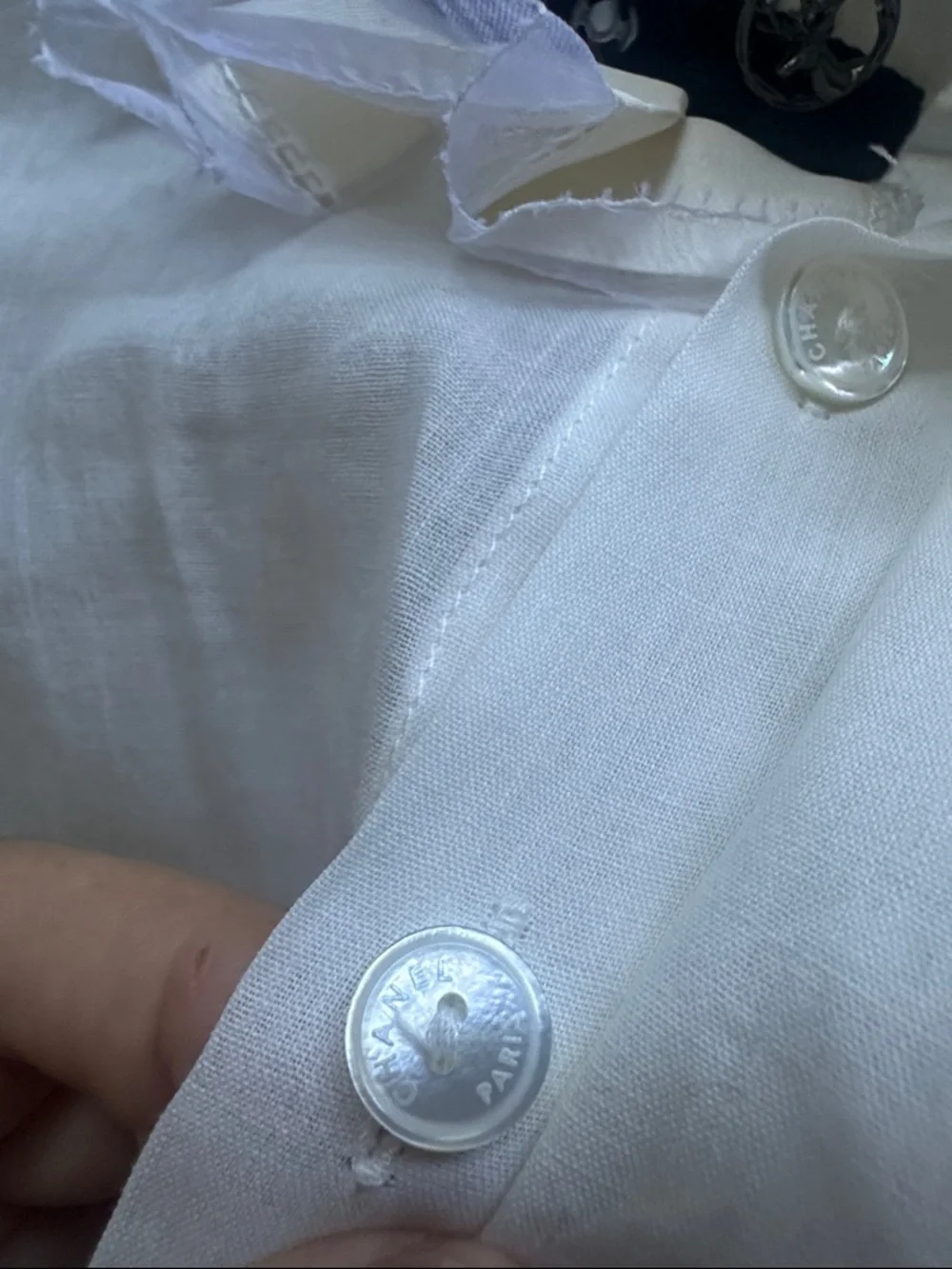 Chanel  Runway Vintage Raffle Blouse
